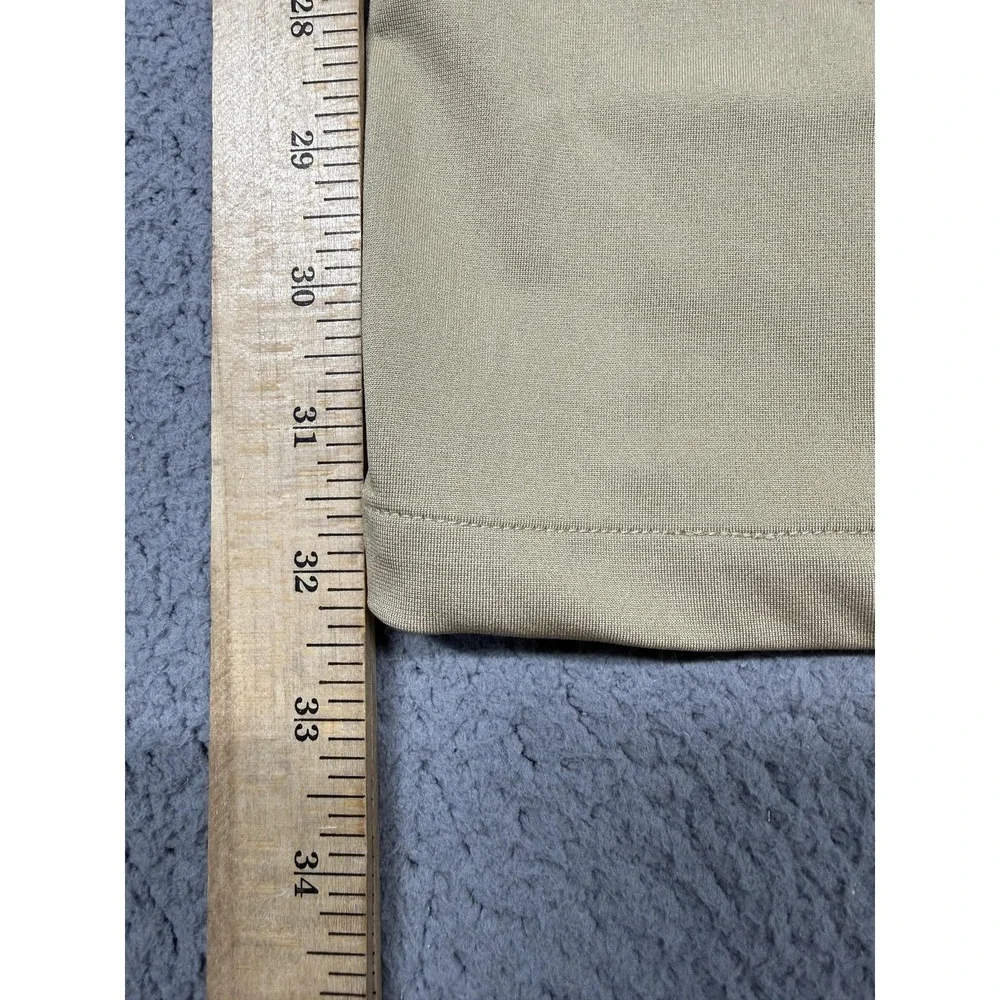 Barbell Pants Mens 34x32 Beige Microfiber Performance Chino‎ Casual Travel Golf